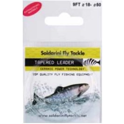 Soldarini Tapered Leader Fluo Yellow 30ft 0.28mm